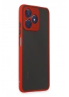 Mey İthalat®  Realme C53 Kılıf Montreal Silikon Kapak - Kırmızı