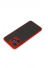 Mey İthalat®  Realme C53 Kılıf Montreal Silikon Kapak - Kırmızı