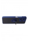 Mey İthalat®  Realme C53 Kılıf Montreal Yüzüklü Silikon Kapak - Lacivert