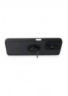 Mey İthalat®  Realme C53 Kılıf Montreal Yüzüklü Silikon Kapak - Siyah