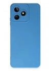 Mey İthalat®  Realme C53 Kılıf Nano içi Kadife Silikon - Mavi
