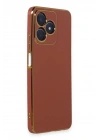 Mey İthalat®  Realme C53 Kılıf Volet Silikon - Kırmızı