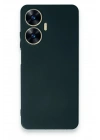 Mey İthalat®  Realme C55 Kılıf First Silikon - Koyu Yeşil
