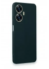 Mey İthalat®  Realme C55 Kılıf First Silikon - Koyu Yeşil