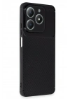 Mey İthalat®  Realme C61 Kılıf Auto Focus Karbon Kapak - Siyah