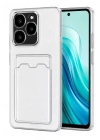 Mey İthalat®  Realme C61 Kılıf Kart Şeffaf Silikon - Şeffaf