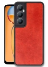 Mey İthalat®  Realme C65 Kılıf Aras Deri Kapak - Kırmızı