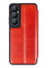 Mey İthalat®  Realme C65 Kılıf Flip Cover - Kırmızı