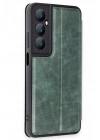 Mey İthalat®  Realme C65 Kılıf Flip Cover - Koyu Yeşil