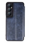 Mey İthalat®  Realme C65 Kılıf Flip Cover - Lacivert