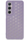 Mey İthalat®  Realme C65 Kılıf Petek Silikon Kapak - Lila