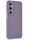 Mey İthalat®  Realme C65 Kılıf Petek Silikon Kapak - Lila