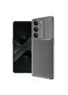 Mey İthalat®  Realme C75 4G Auto Focus Karbon Kapak - Gri