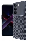Mey İthalat®  Realme C75 4G Auto Focus Karbon Kapak - Lacivert