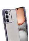 Mey İthalat®  Realme C75 4G Kılıf  Lensli Silikon - Mor