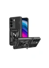 Mey İthalat®  Realme C75 4G Kılıf Pars Lens Yüzüklü Silikon - Siyah