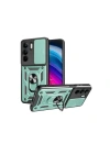 Mey İthalat®  Realme C75 4G Kılıf Pars Lens Yüzüklü Silikon - Yeşil