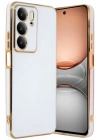 Mey İthalat®  Realme C75 4G Kılıf Volet Silikon - Beyaz