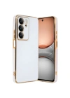 Mey İthalat®  Realme C75 4G Kılıf Volet Silikon - Beyaz