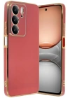 Mey İthalat®  Realme C75 4G Kılıf Volet Silikon - Kırmızı
