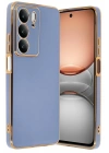 Mey İthalat®  Realme C75 4G Kılıf Volet Silikon - Mavi