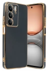 Mey İthalat®  Realme C75 4G Kılıf Volet Silikon - Siyah