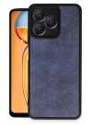 Mey İthalat®  Realme Note 50 4G Kılıf Aras Deri Kapak - Lacivert