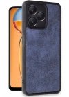 Mey İthalat®  Realme Note 50 4G Kılıf Aras Deri Kapak - Lacivert