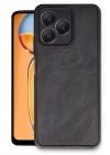 Mey İthalat®  Realme Note 50 4G Kılıf Aras Deri Kapak - Siyah