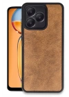 Mey İthalat®  Realme Note 50 4G Kılıf Aras Deri Kapak - Taba