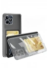 Mey İthalat®  Realme Note 50 4G Kılıf Kart Şeffaf Silikon - Şeffaf