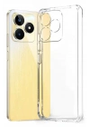 Mey İthalat®  Realme Note 50 4G Kılıf Lüx Şeffaf Silikon