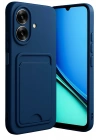 Mey İthalat®  Realme Note 60 Kelvin Kartvizitli Silikon - Lacivert