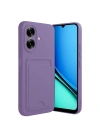 Mey İthalat®  Realme Note 60 Kelvin Kartvizitli Silikon - Lila