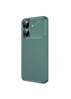 Mey İthalat®  Realme Note 60 Kılıf Auto Focus Karbon Kapak - Koyu Yeşil