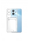 Mey İthalat®  Realme Note 60 Kılıf Kart Şeffaf Silikon - Şeffaf