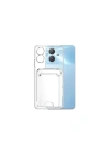 Mey İthalat®  Realme Note 60 Kılıf Kart Şeffaf Silikon - Şeffaf