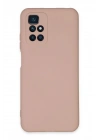 Mey İthalat®   Redmi 10 2022 Kılıf Nano içi Kadife Silikon - Pudra