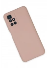 Mey İthalat®   Redmi 10 2022 Kılıf Nano içi Kadife Silikon - Pudra
