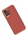 Mey İthalat®   Redmi 10 2022 Kılıf Volet Silikon - Kırmızı