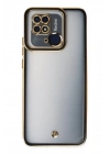 Mey İthalat®   Redmi 10C Kılıf Liva Lens Silikon - Siyah
