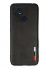 Mey İthalat®   Redmi 10C Kılıf Loop Deri Silikon - Siyah