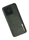 Mey İthalat®   Redmi 10C Kılıf Loop Deri Silikon - Yeşil