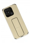 Mey İthalat®   Redmi 10C Kılıf Mega Standlı Silikon - Gold