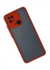 Mey İthalat®   Redmi 10C Kılıf Montreal Silikon Kapak - Kırmızı