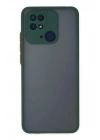 Mey İthalat®   Redmi 10C Kılıf Montreal Silikon Kapak - Yeşil
