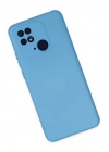 Mey İthalat®   Redmi 10C Kılıf Nano içi Kadife Silikon - Mavi