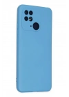 Mey İthalat®   Redmi 10C Kılıf Nano içi Kadife Silikon - Mavi