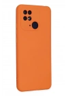 Mey İthalat®   Redmi 10C Kılıf Nano içi Kadife Silikon - Turuncu