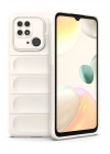 Mey İthalat®   Redmi 10C Kılıf Optimum Silikon - Krem